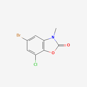 5-Bromo-7-chloro-3-methylbenzo[d]oxazol-2(3H)-one