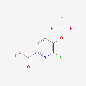 6-Chloro-5-(trifluoromethoxy)picolinic acid