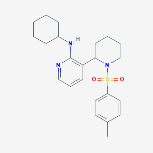 N-Cyclohexyl-3-(1-tosylpiperidin-2-yl)pyridin-2-amine