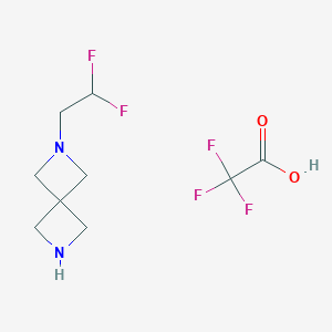 2-(2,2-difluoroethyl)-2,6-diazaspiro[3.3]heptane;2,2,2-trifluoroacetic acid