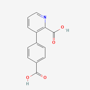 3-(4-Carboxyphenyl)picolinic acid