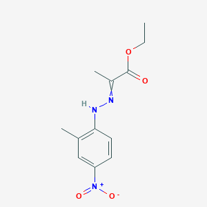 Ethyl 2-[(2-methyl-4-nitrophenyl)hydrazinylidene]propanoate