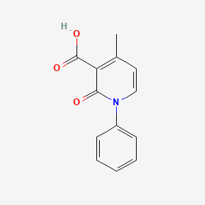 4-Methyl-2-oxo-1-phenyl-1,2-dihydropyridine-3-carboxylic acid