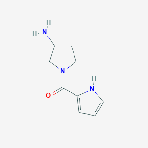 (3-Aminopyrrolidin-1-yl)(1H-pyrrol-2-yl)methanone