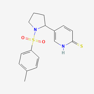 5-(1-Tosylpyrrolidin-2-yl)pyridine-2-thiol