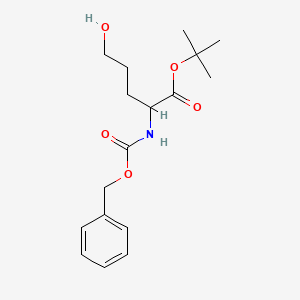 molecular formula C17H25NO5 B1181521 2-Benzyloxycarbonylamino-5-hydroxy-pentanoic acid tert-butyl ester CAS No. 125076-26-8