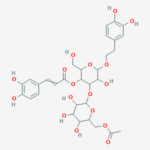 molecular formula C31H38O17 B1181523 Hemiphroside B CAS No. 165338-28-3