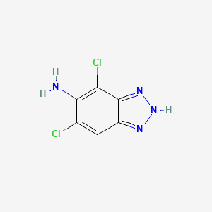 4,6-Dichloro-1H-benzo[D][1,2,3]triazol-5-amine