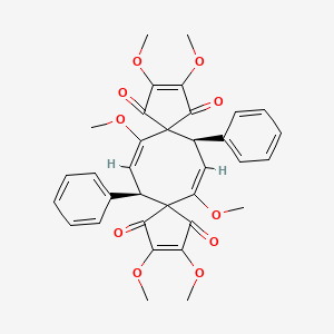 molecular formula C34H32O10 B1181564 林德阿司匹酮A CAS No. 1235126-46-1