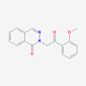 molecular formula C17H14N2O3 B1181588 2-[2-(2-methoxyphenyl)-2-oxoethyl]-1(2H)-phthalazinone 