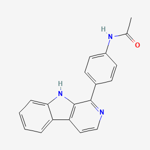 N-[4-(9H-beta-carbolin-1-yl)phenyl]acetamide