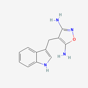 4-(1H-indol-3-ylmethyl)-3,5-isoxazolediamine