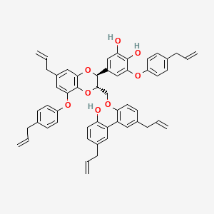 molecular formula C54H50O8 B1181634 Magnolianin CAS No. 147663-91-0