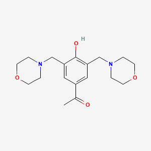 1-(4-Hydroxy-3,5-bis(morpholinomethyl)phenyl)ethanone