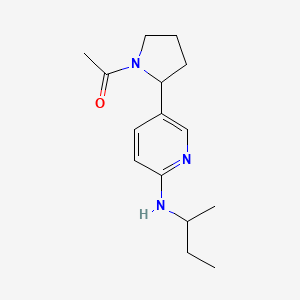 1-(2-(6-(sec-Butylamino)pyridin-3-yl)pyrrolidin-1-yl)ethanone