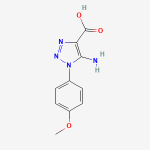 5-Amino-1-(4-methoxyphenyl)-1H-1,2,3-triazole-4-carboxylic acid