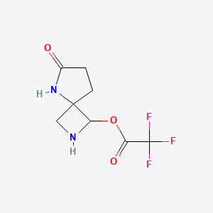 (6-Oxo-2,5-diazaspiro[3.4]octan-3-yl) 2,2,2-trifluoroacetate