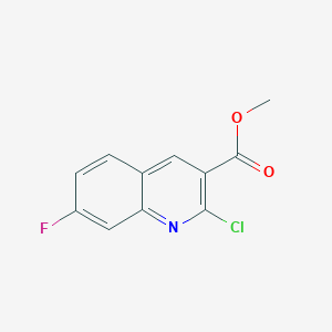 Methyl 2-chloro-7-fluoroquinoline-3-carboxylate