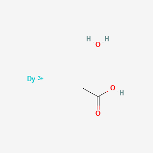 molecular formula C2H6DyO3+3 B11816617 Acetic acid, dysprosium(3+) salt, monohydrate (9CI) 