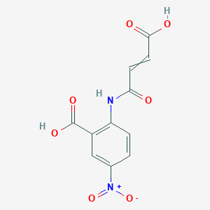 2-(3-Carboxyprop-2-enoylamino)-5-nitrobenzoic acid