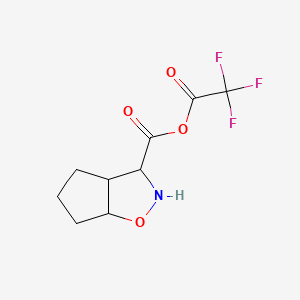 (2,2,2-trifluoroacetyl) 3,3a,4,5,6,6a-hexahydro-2H-cyclopenta[d][1,2]oxazole-3-carboxylate