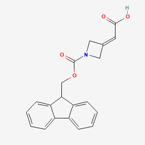 2-(1-{[(9H-fluoren-9-yl)methoxy]carbonyl}azetidin-3-ylidene)acetic acid