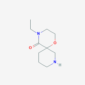 4-Ethyl-1-oxa-4,8-diazaspiro[5.5]undecan-5-one