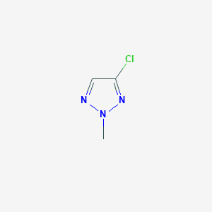 molecular formula C3H4ClN3 B11816840 4-Chloro-2-methyl-2H-1,2,3-triazole 