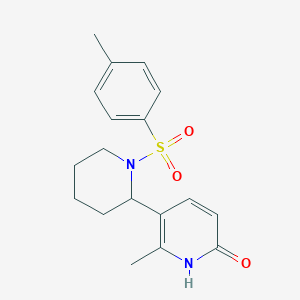 6-Methyl-5-(1-tosylpiperidin-2-yl)pyridin-2(1H)-one