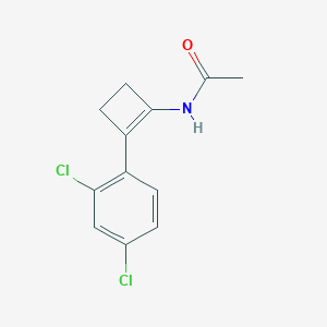 N-(2-(2,4-Dichlorophenyl)cyclobut-1-en-1-yl)acetamide