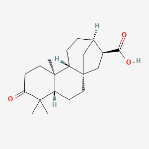 molecular formula C20H30O3 B1181701 (1S,4S,9S,10R,13R,14S)-5,5,9-三甲基-6-氧代四环[11.2.1.01,10.04,9]十六烷-14-羧酸 CAS No. 151561-88-5