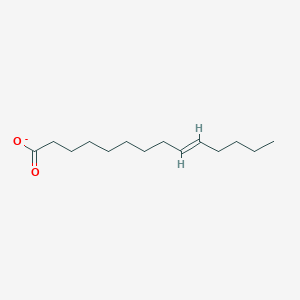 molecular formula C14H25O2- B11817017 (E)-tetradec-9-enoate 