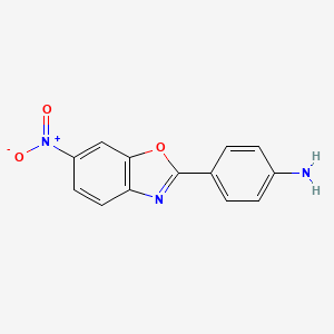 4-(6-Nitrobenzo[d]oxazol-2-yl)aniline