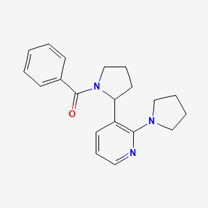 Phenyl(2-(2-(pyrrolidin-1-yl)pyridin-3-yl)pyrrolidin-1-yl)methanone