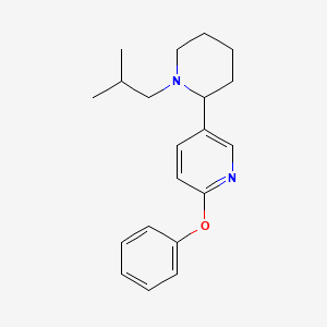 5-(1-Isobutylpiperidin-2-yl)-2-phenoxypyridine