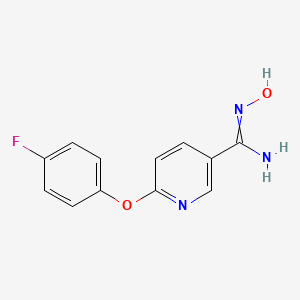 6-(4-fluorophenoxy)-N'-hydroxypyridine-3-carboximidamide