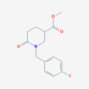 Methyl 1-(4-fluorobenzyl)-6-oxopiperidine-3-carboxylate