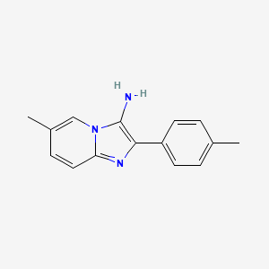 molecular formula C15H15N3 B1181730 6-Methyl-2-(4-methylphenyl)imidazo[1,2-a]pyridin-3-amine 