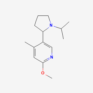 5-(1-Isopropylpyrrolidin-2-yl)-2-methoxy-4-methylpyridine