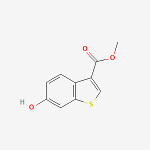 molecular formula C10H8O3S B11817356 Methyl 6-hydroxybenzo[B]thiophene-3-carboxylate 