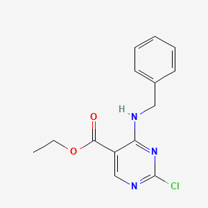 Ethyl 4-(benzylamino)-2-chloropyrimidine-5-carboxylate