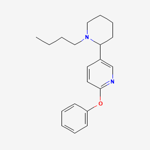 5-(1-Butylpiperidin-2-yl)-2-phenoxypyridine