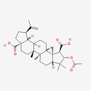 molecular formula C32H48O6 B1181744 Ceanothic acid acetate CAS No. 119533-63-0