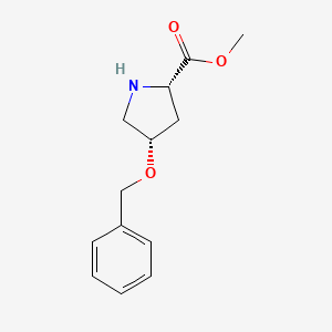 molecular formula C13H17NO3 B11817487 methyl (2S,4S)-4-benzyloxypyrrolidine-2-carboxylate 