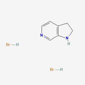 molecular formula C13H24BrNO4 B1181751 2,3-Dihydro-1H-pyrrolo[2,3-c]pyridine dihydrobromide CAS No. 157992-48-8