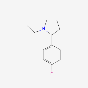 1-Ethyl-2-(4-fluorophenyl)pyrrolidine