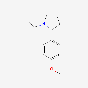 1-Ethyl-2-(4-methoxyphenyl)pyrrolidine