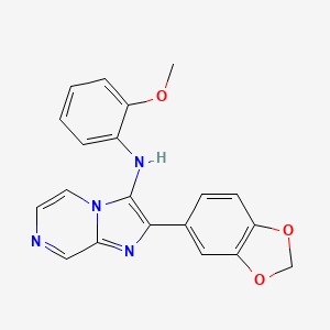 2-(1,3-benzodioxol-5-yl)-N-(2-methoxyphenyl)imidazo[1,2-a]pyrazin-3-amine