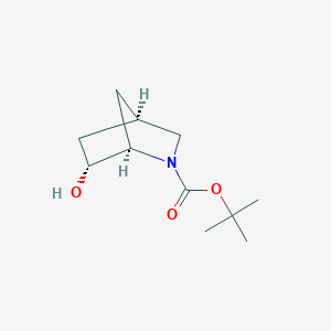 molecular formula C11H19NO3 B11817664 (6R)-Tert-butyl 6-hydroxy-2-azabicyclo[2.2.1]heptane-2-carboxylate 