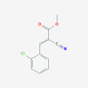 Methyl 3-(2-chlorophenyl)-2-cyanoprop-2-enoate